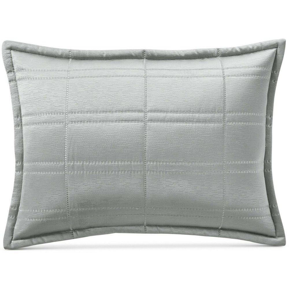 NEW $135 [ 1 King ] Quilted Pillow‎ Sham for Hotel Collection Muse Grey